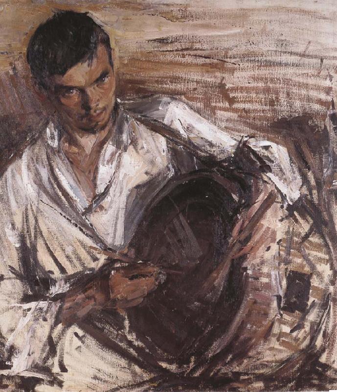 Nikolay Fechin Drummer oil painting picture